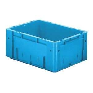 Zware transportkrat Euronorm plastic bak, krat VTK0 400x300x175 blauw Zware transportkrat Euronorm plastic bak, krat VTK0 400x300x175 blauw
