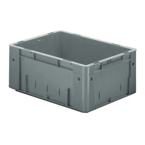 Zware transportkrat Euronorm plastic bak, krat VTK0 400x300x175 grijs Zware transportkrat Euronorm plastic bak, krat VTK0 400x300x175 grijs