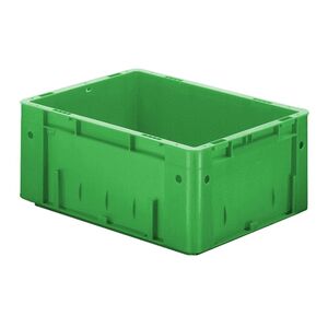 Zware transportkrat Euronorm plastic bak, krat VTK0 400x300x175 groen Zware transportkrat Euronorm plastic bak, krat VTK0 400x300x175 groen