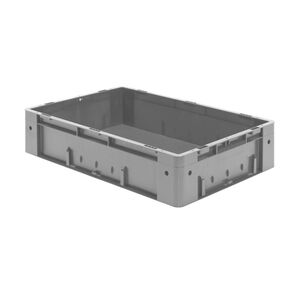 Zware transportkrat Euronorm plastic bak, krat VTK0 600x400x145 grijs Zware transportkrat Euronorm plastic bak, krat VTK0 600x400x145 grijs