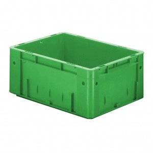 Zware transportkrat Euronorm plastic bak, krat VTK1 400x300x175 groen Zware transportkrat Euronorm plastic bak, krat VTK1 400x300x175 groen