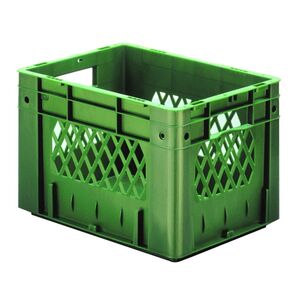 Zware transportkrat Euronorm plastic bak, krat VTK1 400x300x270 groen Zware transportkrat Euronorm plastic bak, krat VTK1 400x300x270 groen