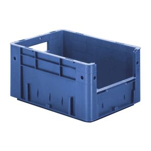 Zware transportkrat Euronorm plastic bak, krat VTK4 400x300x210 blauw Zware transportkrat Euronorm plastic bak, krat VTK4 400x300x210 blauw
