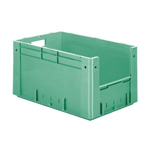 Zware transportkrat Euronorm plastic bak, krat VTK4 600x400x320 groen Zware transportkrat Euronorm plastic bak, krat VTK4 600x400x320 groen