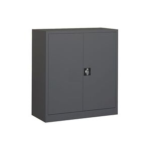 Afsluitbare Draaideurkast Magazijnkast 740x800x380 zwart Afsluitbare Draaideurkast Magazijnkast 740x800x380 zwart