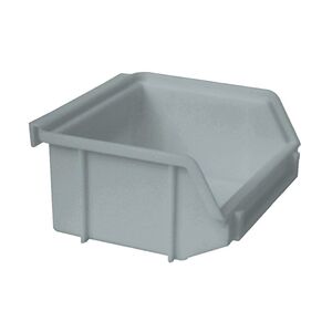 Kunststof stapelbak, Plastic magazijnbak A1 100x100x50 grijs Kunststof stapelbak, Plastic magazijnbak A1 100x100x50 grijs