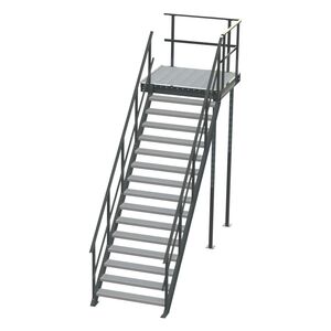 Standaard bordestrap linksaf 3000x1200 mm (hxb) Standaard bordestrap linksaf 3000x1200 mm (hxb)