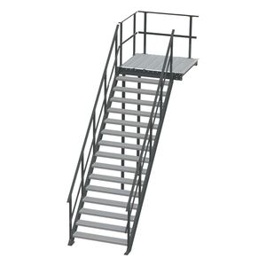 Standaard bordestrap rechtsaf 3000x1200 mm (hxb) Standaard bordestrap rechtsaf 3000x1200 mm (hxb)