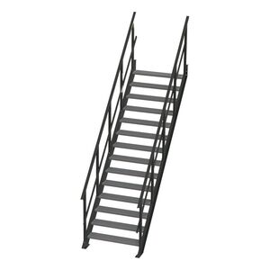 Standaard steektrap 2800x1000 mm (hxb) Standaard steektrap 2800x1000 mm (hxb)