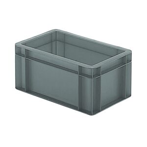 Transportkrat Euronorm plastic bak, krat TK0 300x200x145 grijs Transportkrat Euronorm plastic bak, krat TK0 300x200x145 grijs