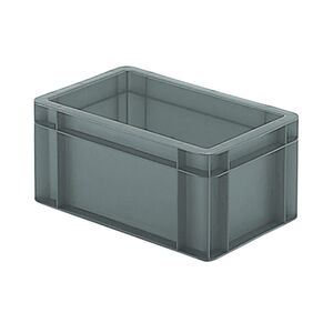 Transportkrat Euronorm plastic bak, krat TK0 300x200x145 grijs