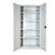 Afsluitbare Draaideurkast, Magazijnkast 1800x800x380 Grijs