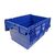 Distributiebak, transportbak 600x400x320 blauw