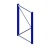 Frame AR Grootvakstelling 2250 x 600 mm (hxd) blauw 