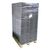 Gebruikte stapelbare magazijnbak 400x300x72mm (lxbxh) antraciet