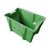 Stapelbare, nestbare transportkrat DLK1C 480x312x200 groen