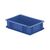 Transportkrat Euronorm plastic bak, krat TK0 300x200x75 blauw