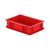 Transportkrat Euronorm plastic bak, krat TK0 300x200x75 rood