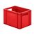 Transportkrat Euronorm plastic bak, krat TK0 400x300x270 rood