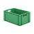 Transportkrat Euronorm plastic bak, krat TK0 600x400x270 groen