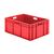 Transportkrat Euronorm plastic bak, krat TK0 800x600x320 rood