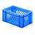 Transportkrat Euronorm plastic bak, krat TK1 300x200x145 blauw