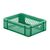 Transportkrat Euronorm plastic bak, krat TK1 400x300x120 groen