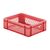 Transportkrat Euronorm plastic bak, krat TK1 400x300x120 rood