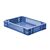 Transportkrat Euronorm plastic bak, krat TK1 400x300x75 blauw