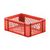 Transportkrat Euronorm plastic bak, krat TK2 400x300x145 rood