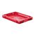 Transportkrat Euronorm plastic bak, krat TK2 400x300x50 rood