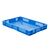 Transportkrat Euronorm plastic bak, krat TK2 600x400x75 blauw