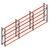 Voordeelrij bandenstelling grootvak AR 2250x6240x500mm (hxbxd) 3 secties 3 niveaus blauw