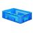 Zware transportkrat Euronorm plastic bak, krat VTK1 600x400x175 blauw