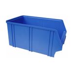 Kunststof stapelbak, Plastic magazijnbak A4 350x210x160 blauw