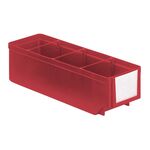 Magazijnbak, Magazijnstellingbak, Kunststof bak RK 300x93x83 rood