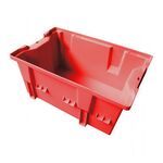 Stapelbare, nestbare transportkrat DLK2 328x210x200 rood