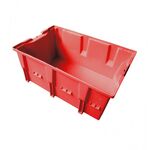 Stapelbare, nestbare transportkrat DLK2C 328x210x150 rood