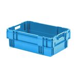 Stapelbare, nestbare transportkrat DTK0 600x400x210 blauw