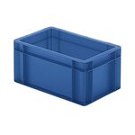 Transportkrat Euronorm plastic bak, krat TK0 300x200x145 blauw