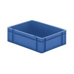 Transportkrat Euronorm plastic bak, krat TK0 400x300x120 blauw