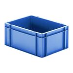 Transportkrat Euronorm plastic bak, krat TK0 400x300x175 blauw