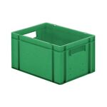 Transportkrat Euronorm plastic bak, krat TK0 400x300x210 groen