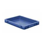 Transportkrat Euronorm plastic bak, krat TK0 400x300x50 blauw