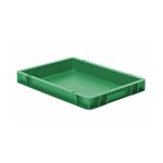 Transportkrat Euronorm plastic bak, krat TK0 400x300x50 groen