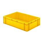 Transportkrat Euronorm plastic bak, krat TK0 600x400x145 geel