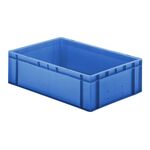 Transportkrat Euronorm plastic bak, krat TK0 600x400x175 blauw