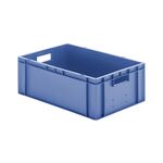 Transportkrat Euronorm plastic bak, krat TK0 600x400x210 blauw