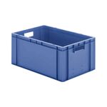 Transportkrat Euronorm plastic bak, krat TK0 600x400x270 blauw