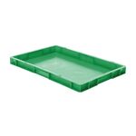 Transportkrat Euronorm plastic bak, krat TK0 600x400x50 groen